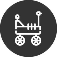 Mars Rover Creative Icon Design vector