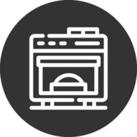 diseño de icono creativo de horno vector