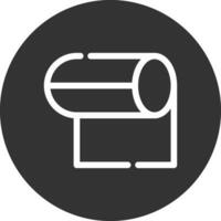 Tissue Roll Creative Icon Design vector