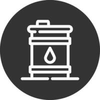 Oil Barrel Creative Icon Design vector