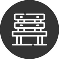 Bench Creative Icon Design vector