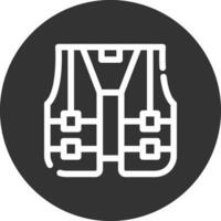 High Visibility Vest Creative Icon Design vector