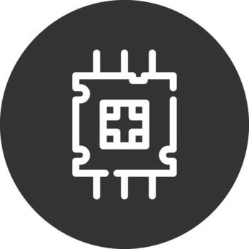 Processor Creative Icon Design vector