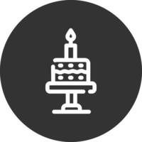 Birthday Cake Creative Icon Design vector