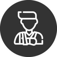 Injury Creative Icon Design vector