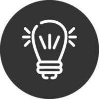Led Lamp Creative Icon Design vector