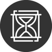 diseño de icono creativo de reloj de arena vector