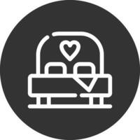 Bed Creative Icon Design vector