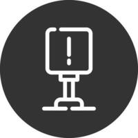 Traffic Sign Creative Icon Design vector