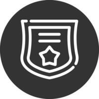 Line Inverted Circle vector