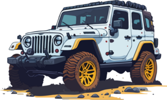Jeep Auto Clip Art ai generativ png