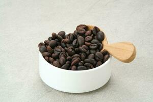 Roasted Coffee Beans, copy space photo