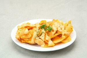 Mexicana Nachos with bolognese cheese sauce photo