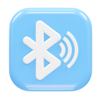 Bluetooth icono transparente ilustración representación png