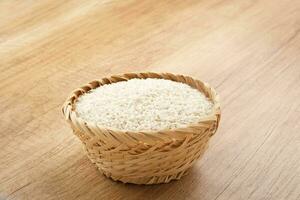 Rice grains for zakat, Islamic zakat concept photo