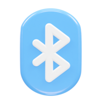 Bluetooth icono transparente ilustración representación png