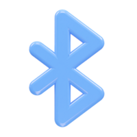 Bluetooth icoon transparant illustratie renderen png