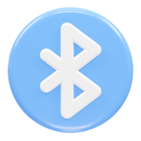 Bluetooth icono transparente ilustración representación png