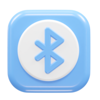 Bluetooth icono transparente ilustración representación png