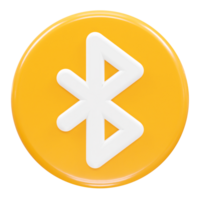 Bluetooth icono transparente ilustración representación png