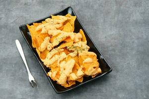 Mexicana Nachos with cheese sauce photo