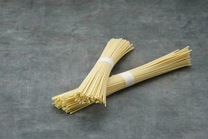 Dried Raw Noodles. Food preparation photo