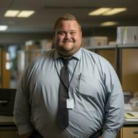 the man is wearing a tie generative ai photo