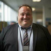 a man wearing a suit and tie generative ai photo