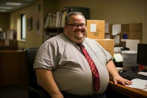 a man wearing a tie generative ai photo
