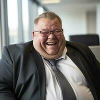 the man is wearing a suit generative ai photo