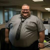 the man is wearing a tie generative ai photo