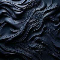 a black and white image of a wavy surface generative ai photo