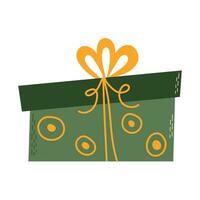 caja de regalo colorida. bueno para cumpleaños, diseño navideño. ilustración vectorial vector