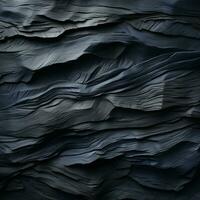 an abstract image of a black rock wall generative ai photo