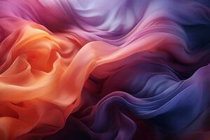 an abstract image of a colorful fabric generative ai photo
