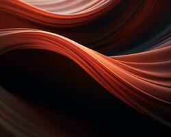 an abstract image of a red and black background generative ai photo