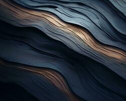 an abstract image of waves on a dark background generative ai photo