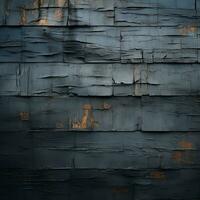 an old wooden wall with peeling paint generative ai photo