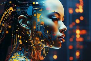 artificial inteligencia y el futuro de trabajo generativo ai foto