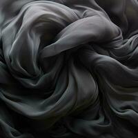 a black and white photo of a black and white fabric generative ai