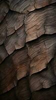 a close up of a wood texture with cracks generative ai photo