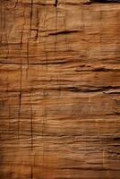 a close up of a wooden wall with cracks in it generative ai photo