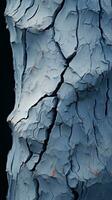 a close up of the bark of a tree generative ai photo