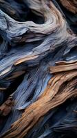 a close up view of a piece of wood generative ai photo
