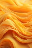 a close up view of an orange fabric generative ai photo