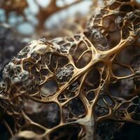 a close up view of the inside of a cell generative ai photo