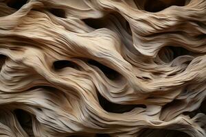 a close up view of the texture of wood generative ai photo