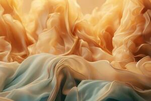 an abstract image of fabric and water generative ai photo