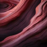 an abstract image of red and pink waves generative ai photo