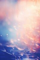 an abstract image of water and a blue sky generative ai photo